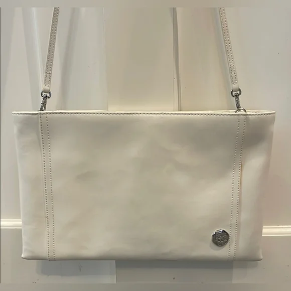 Vince Camuto Elegant White Patterned Crossbody/Shoulder Bag - Picture 5 of 7